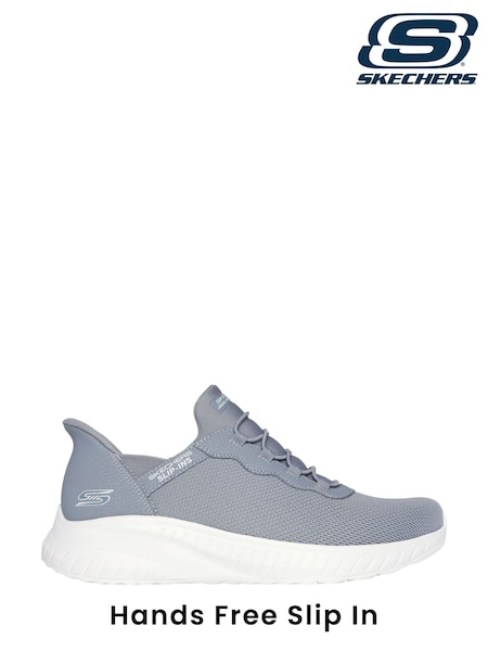 Skechers Grey Bobs Squad Chaos Daily Hype Slip In Trainers (N57071) | £69