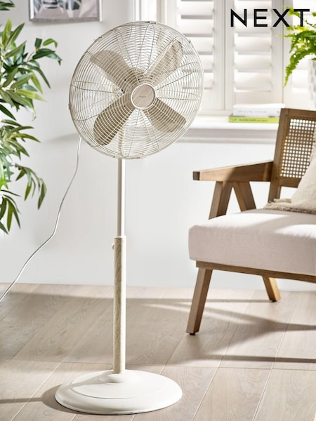 Cream Malvern Pedestal Fan (N57416) | £58