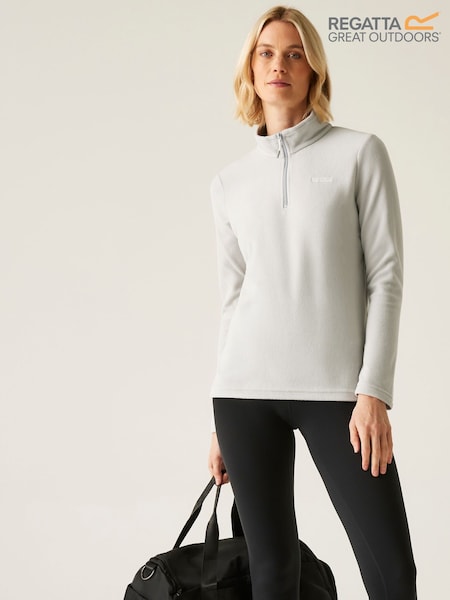 Regatta Grey Womens Sweetheart Lightweight Half-Zip Fleece (N58295) | £19