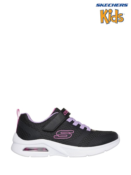 Skechers Black Microspec Max Trainers (N58594) | £39