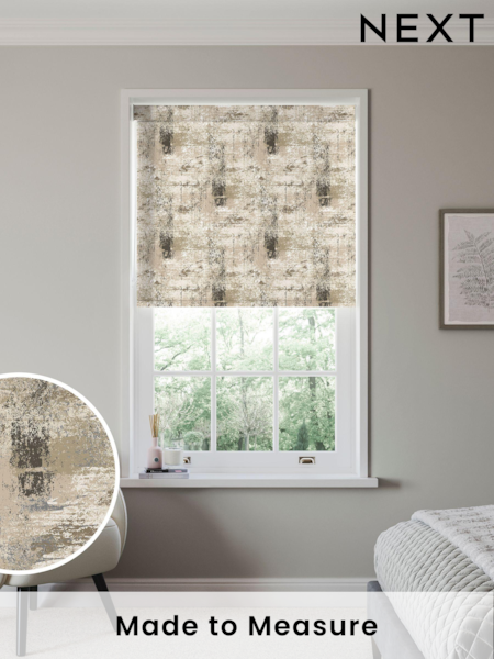 Natural Printed Texture Made to Measure Roller Blind (N58826) | £55