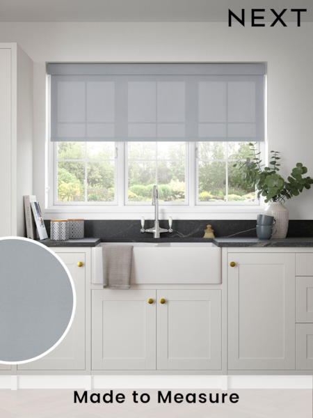Silver Butler Made to Measure Roller Blind (N58928) | £20