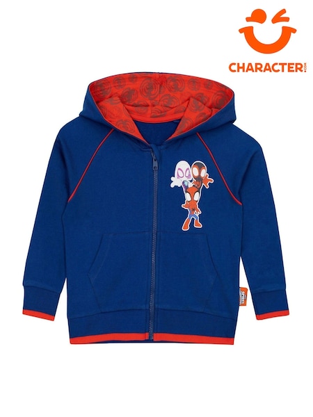 Character Blue 100% Cotton Spidey And His Amazing Friends Hoodie (N59886) | £21