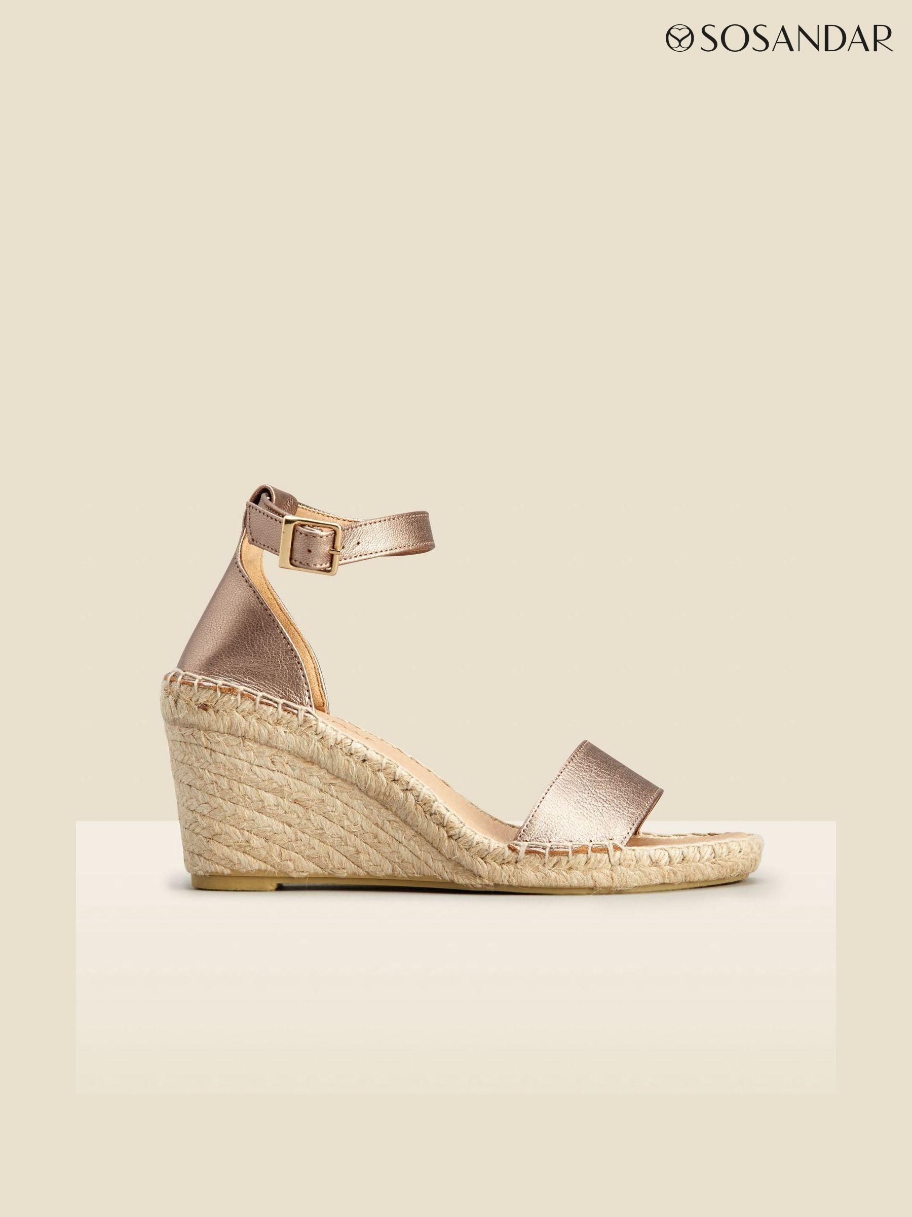 Steve madden jewel espadrille wedge sandal gold store