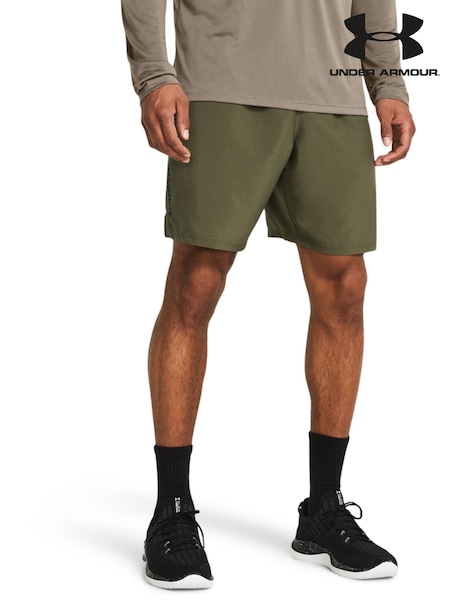 Under Armour Green Woven Wordmark Shorts (N61048) | £27