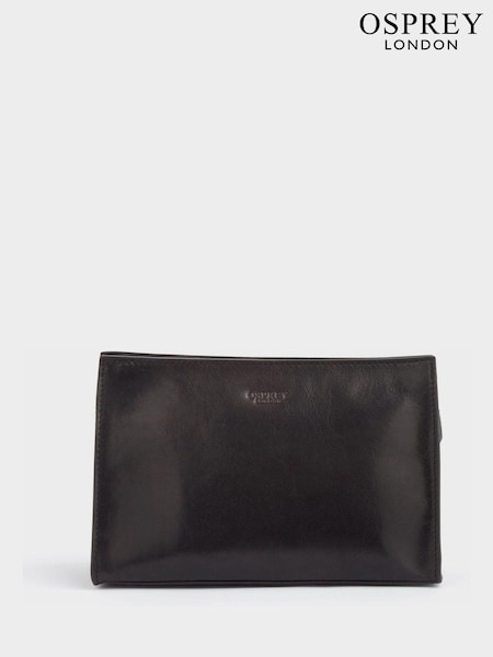 OSPREY LONDON The Carter Leather Washbag (N61597) | £75