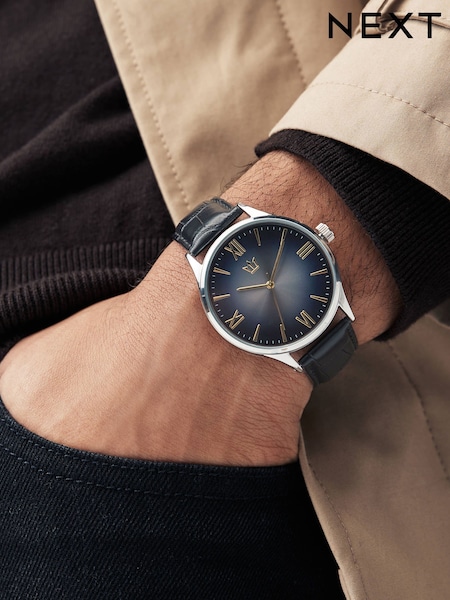 Black Watch with Textured Strap (N61981) | £38