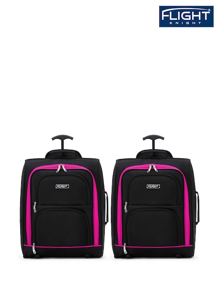 Flight Knight Soft Cabin Carry-on Bag, Compatible 100+ Airlines 2 Wheels Luggage (N62170) | £50