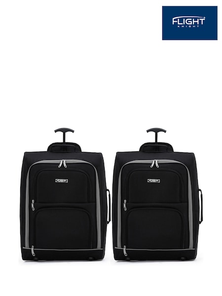 Flight Knight Cabin Carryon 2 Wheels, EasyJet, Ryanair Compatible Luggage (N62196) | £50
