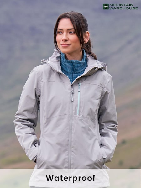 Mountain Warehouse Grey Rainforest II Extreme Womens Waterproof Jacket (N62212) | £96