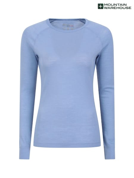 Mountain Warehouse Blue Womens Merino II Thermal Top (N62257) | £48