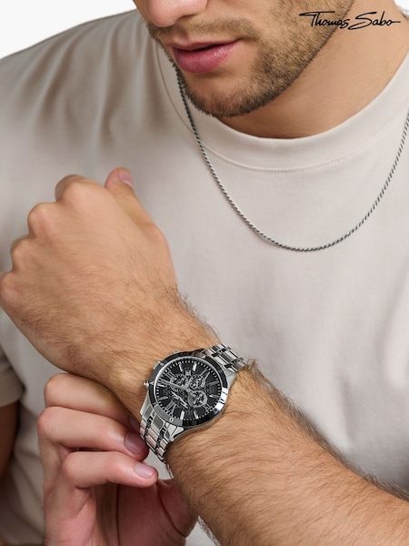 Thomas Sabo Black Rebel Urban Steel Ceramic Watch (N64697) | £360