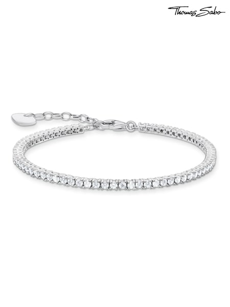 Thomas Sabo White Classic Tennis Bracelet (N64770) | £180