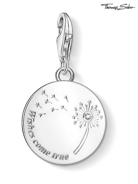 Thomas Sabo Silver Dandelion Charm Pendant (N64885) | £50