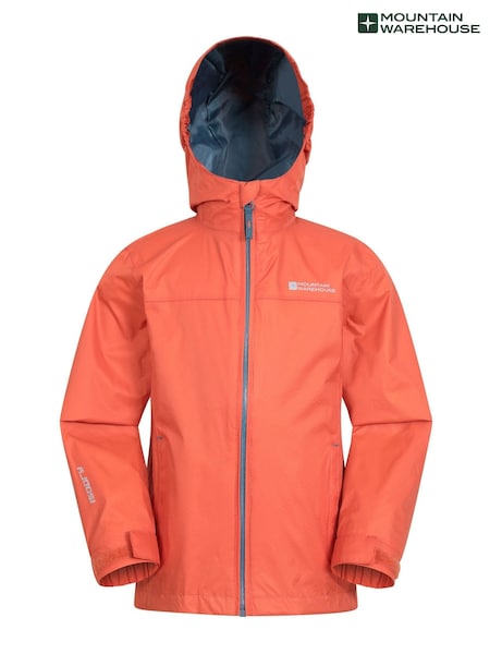 Mountain Warehouse Orange Kids Torrent Waterproof Jacket (N65191) | £26
