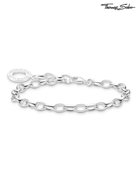 Thomas Sabo Silver 925 Sterling Charm Personalized Bracelet (N65752) | £59