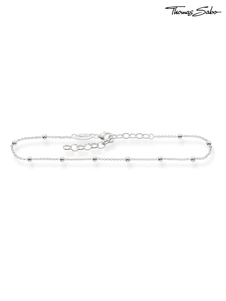 Thomas Sabo Silver Dots 925 Boho Style Anklet (N65769) | £35