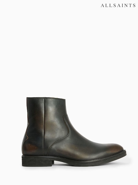 AllSaints Brown Lang Boots (N65836) | £199