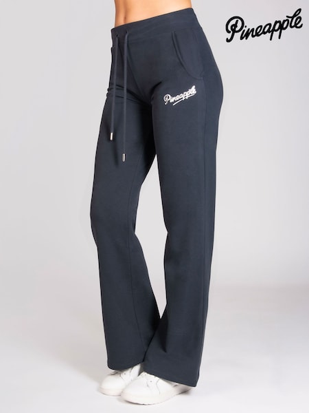 Pineapple Grey Womens Essential Wide Leg Joggers (N66410) | £36
