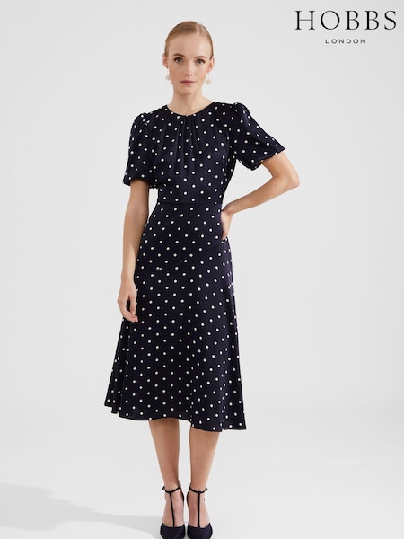 Hobbs Blue Christina Dress (N66807) | £179