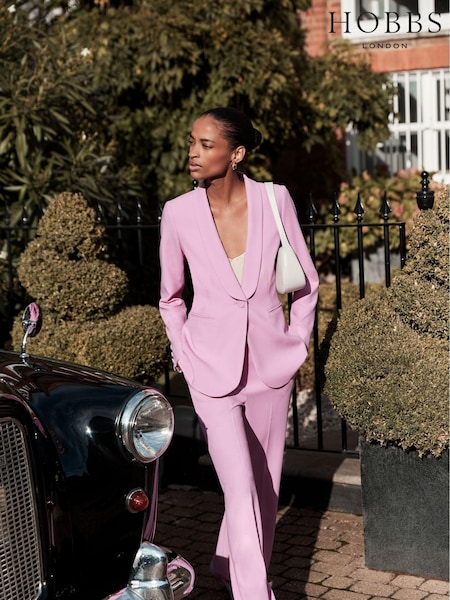 Hobbs Pink Felicity Trousers (N66881) | £110