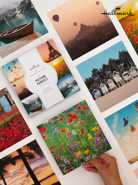 Hallmark Blue 20 Pack Scenic Photographic Blank Cards (N66916) | £15