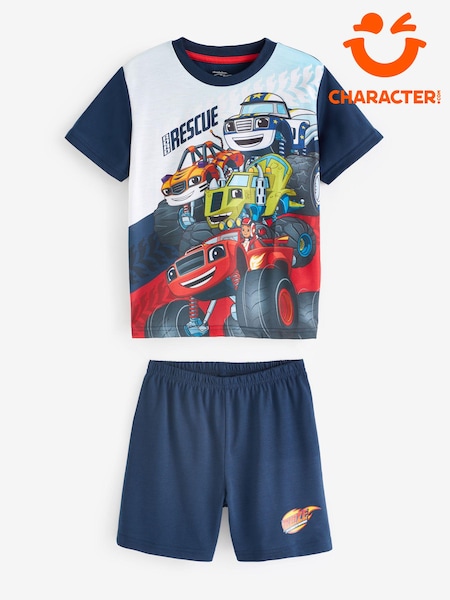 Character Dark blue Blase and The Monster Machines Short Pyjamas (N67571) | £15