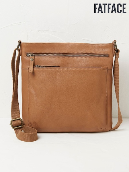 FatFace Allie Tan Brown Crossbody Bag (N68265) | £59