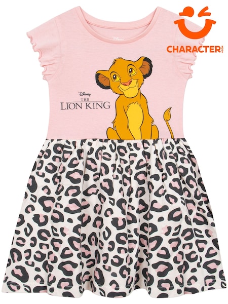Character Pink 100% Cotton Lion King Dress (N68932) | £15