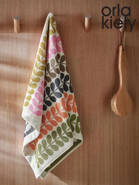 Orla Kiely Auburn Multi Stem 100% Cotton Towel (N68989) | £15 - £48