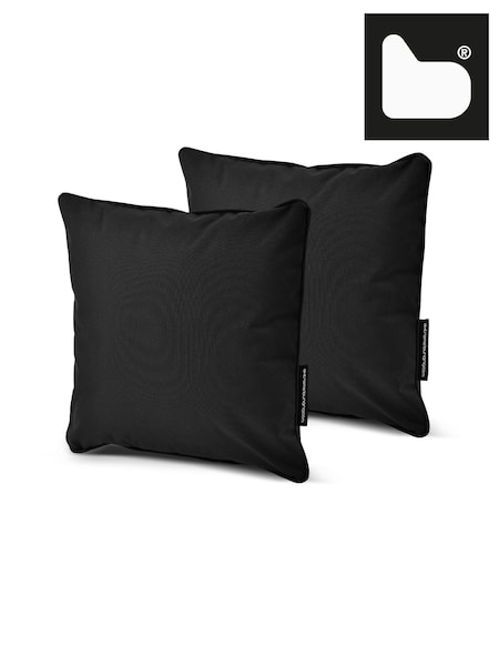 Extreme Lounging Black B Cushion Outdoor Garden Twin Pack (N69195) | £30