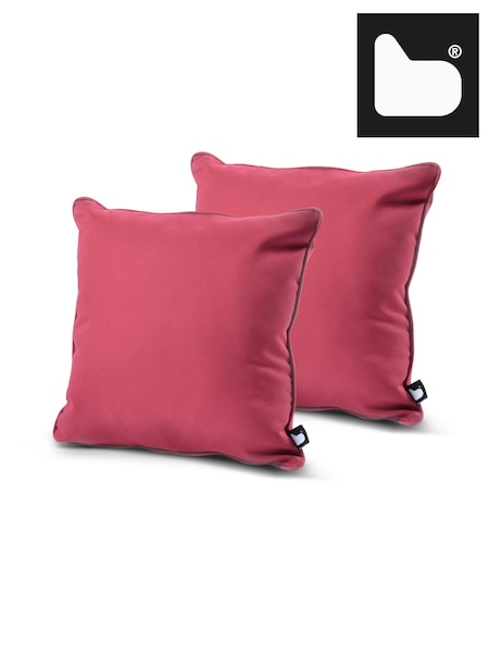 Extreme Lounging Fuchsia B Cushion Outdoor Garden Twin Pack (N69246) | £30