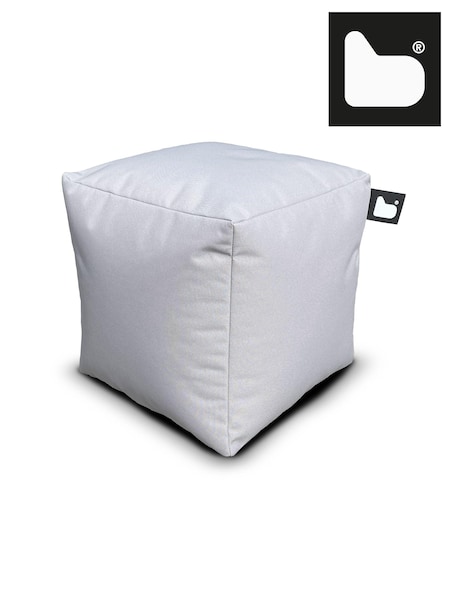 Extreme Lounging Silver Grey B Box Outdoor Garden Cube Bean Bag (N69249) | £40