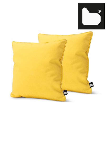Extreme Lounging Yellow B Cushion Outdoor Garden Twin Pack (N69258) | £30