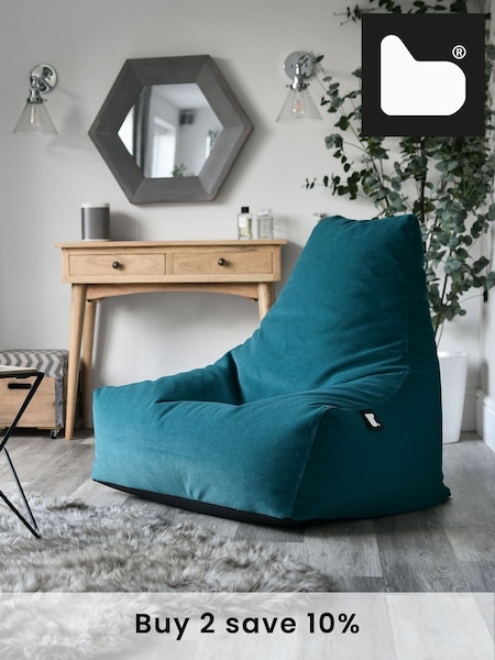 Extreme Lounging Teal Mighty B Bag Brushed Faux Suede Bean Bag (N69259) | £160