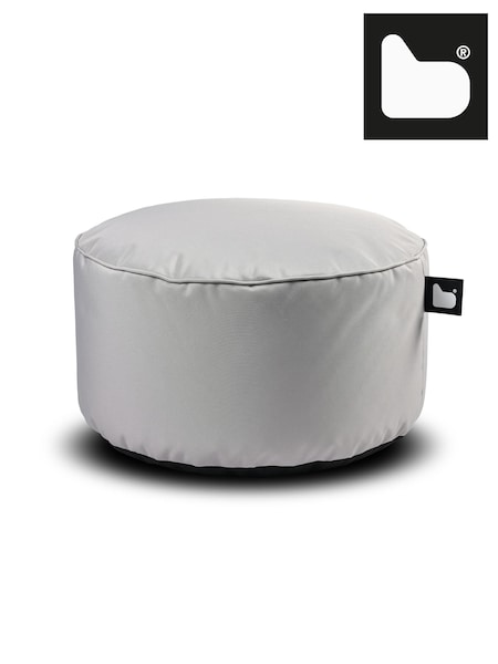 Extreme Lounging Silver Grey B Poufe Outdoor Garden Bean Bag (N69272) | £80