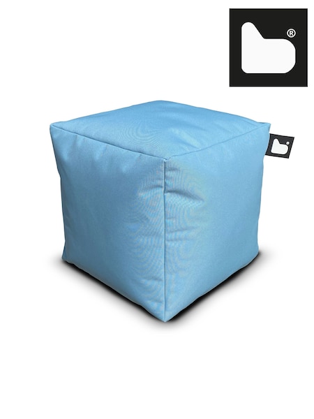 Extreme Lounging Sea Blue B Box Outdoor Garden Cube Bean Bag (N69281) | £40