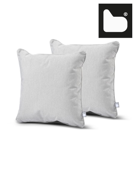 Extreme Lounging Pastle Grey B Cushion Outdoor Garden Twin Pack (N69305) | £40