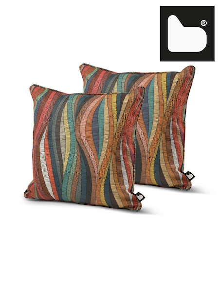 Extreme Lounging Multi B Cushion Outdoor Garden Africa Twin Pack (N69306) | £40