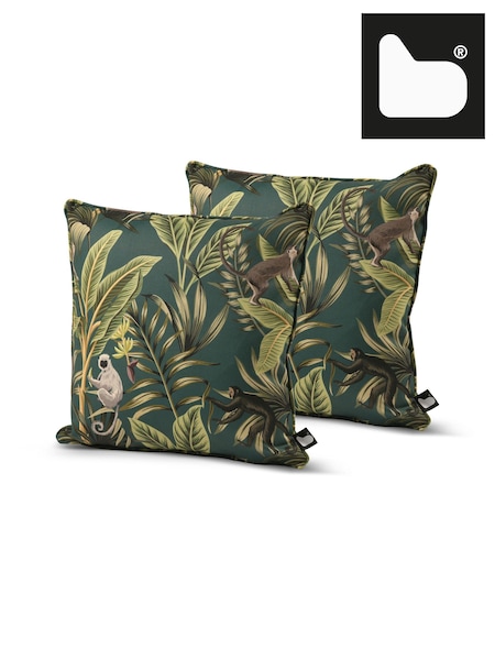Extreme Lounging Multi B Cushion Outdoor Garden Monkey Twin Pack (N69318) | £40