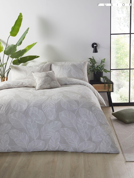Fusion Natural Matteo Reversible Duvet Cover Set (N70933) | £20 - £40