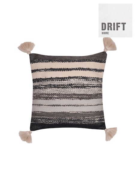 Drift Home Black Grayson Outdoor Filled Cushion (N71002) | £16