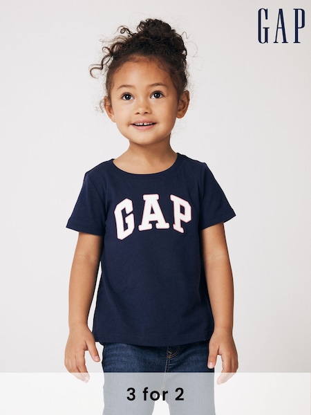 Gap Blue Logo Graphic Short Sleeve T-Shirt (6mths-5yrs) (N71471) | £10