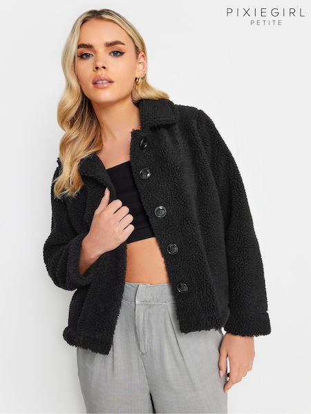 PixieGirl Petite Black Teddy Fleece (N72696) | £31
