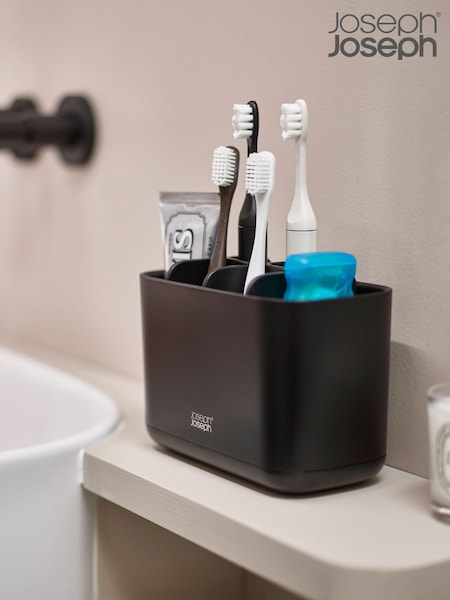 Joseph Joseph Black Large Toothbrush Caddy (N73339) | £22
