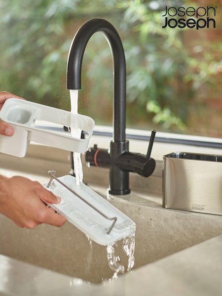 Joseph Joseph Light Stone Surface Stainless-Steel Sink Tidy (N73365) | £25