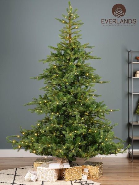 Everlands Green 7ft Pre Lit Micro LED Grandis Fir Christmas Tree (N74491) | £210