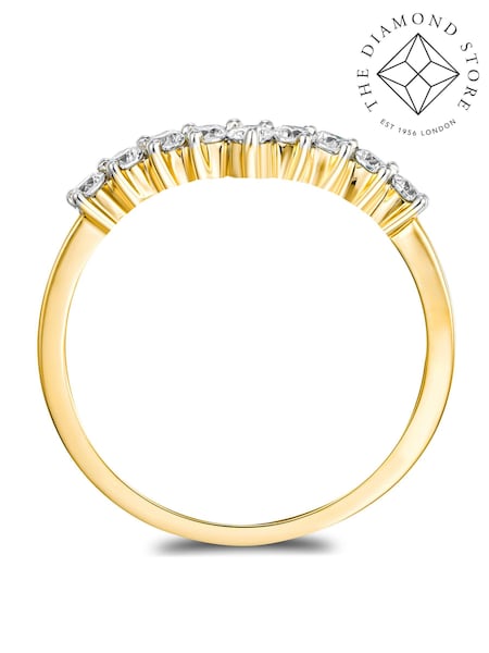The Diamond Store White 0.30ct 9K Lab Diamond Wishbone Ring (N74650) | £299