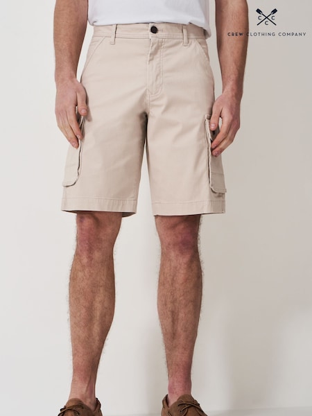 Crew Clothing Natural Cargo Shorts (N74711) | £59