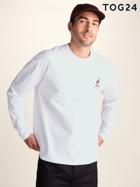 White - Regular Tog 24 Kaycee Premium Heavyweight Cotton Jersey Top